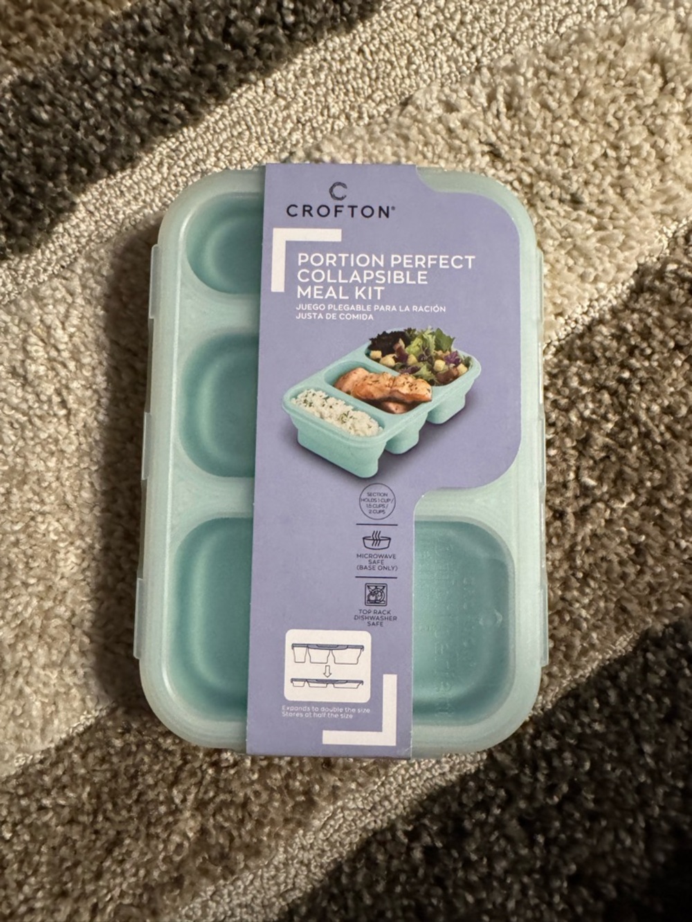 Crofton Portion Perfect Collapsible Meal Kit - Mint
